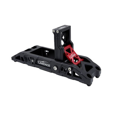 Międzynarodowa stopa aluminium Czarna drabina boczna dla Jeep Wrangler High- Black