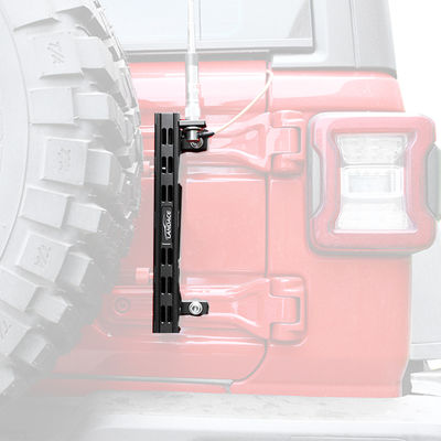 Wspornik na sztandary z stopów aluminium i uchwyt drutu radiowego dla Jeep Wrangler JL Gladiator