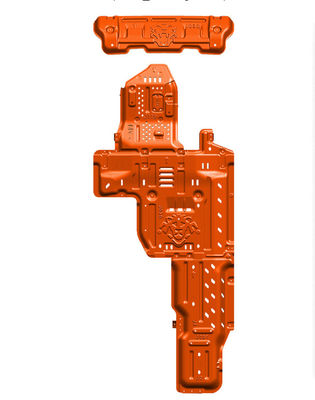 5 mm grubości Aluminium Orange Set Wrangler JL Skid Plate 19 dla wydajności terenowej