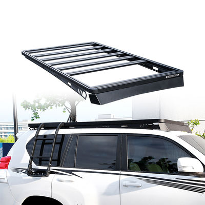 Uniwersalny 4X4 Podstawowy Taco Bagażowy Aluminiowa Stopnia Czarny Taco Baggage Cargo Basket Roof Rack