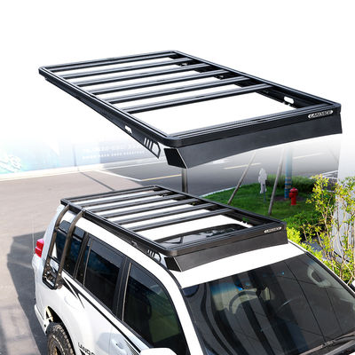 Uniwersalny 4X4 Podstawowy Taco Bagażowy Aluminiowa Stopnia Czarny Taco Baggage Cargo Basket Roof Rack