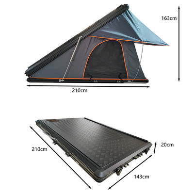 4x4 Offroad wodoodporny Camping Clamshell Triangle Hard Top Roof Tent Powierzchniowy pojazd