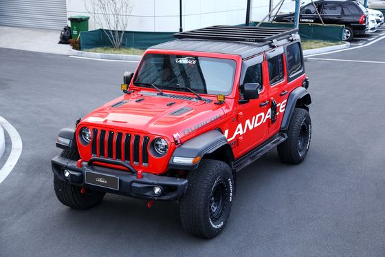 Elektroforezę Przewoźnik bagażu Sztuka na dachu samochodu AL6063 dla Jeep Wrangler Rubicon By JL