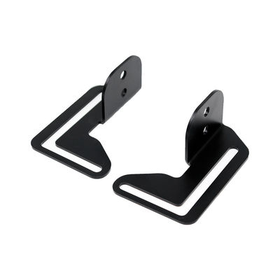 Czarne oprawy na dachu SUS304 Led Light Bar Mounts