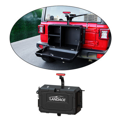 6063 Aluminium Jeep Wrangler JL JK Tail Gate Storage Box do magazynowania zewnętrznego poza drogą
