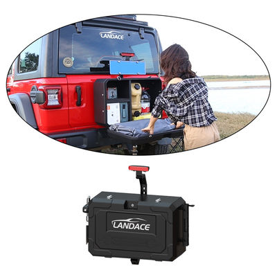 6063 Aluminium Jeep Wrangler JL JK Tail Gate Storage Box do magazynowania zewnętrznego poza drogą