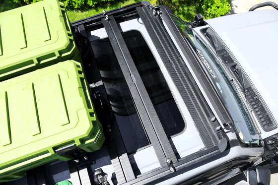 Włókna dachowe Czarny stop aluminium Uniwersalne stojaky dachowe samochodowe Bar krzyżowy 28kg