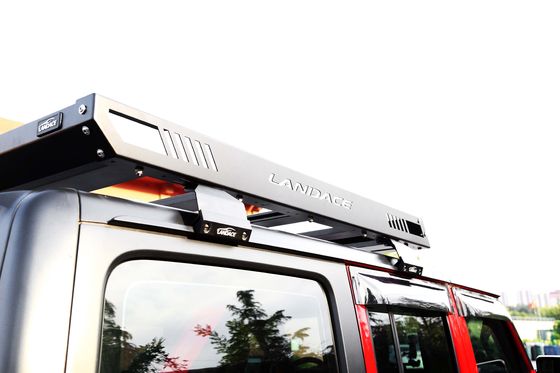 Landace dach samochodu przewoźnik towarowy aluminium dach stojak koszykówki z drabiną boczną