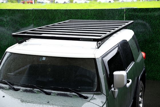 Czarny 28 kg aluminium stopu bagażowego SUV Roof Rail dla Toyota FJ Cruiser Car Roof Rack