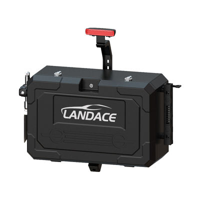 2016-2018 Landace 4x4 Akcesoria zewnętrzne tylna montaż Aluminium Skrzynka narzędziowa do przechowywania dla Jeep