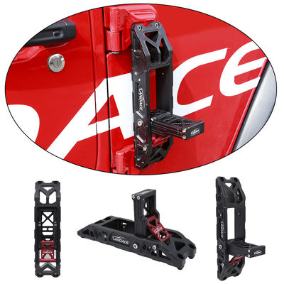 Czarny Czerwony Aluminiowy Pedal do Pięści Jeep Wrangler JL 4x4