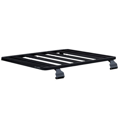 Czarny powłokiem powlekany stojak dachowy dla LC79 23,5 kg pojemności Uniwersalny aluminium 4WD