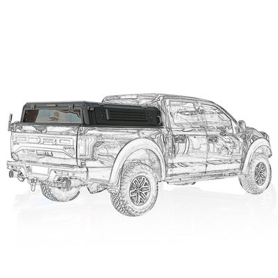 Wodoszczelny, twardy dach podkładu Ford F150 Pokrycie łóżka Brak instalacji wiertniczej