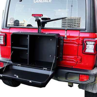 4x4 Akcesoria Skrzynka do przechowywania tylnych drzwi bocznych dla Jeep Wrangler Aluminium Alloy