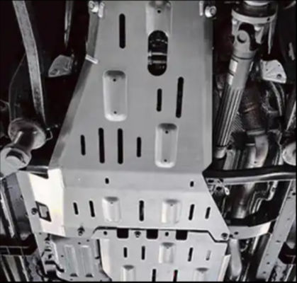 Wysoka podwozia osłona silnika dla Jeep Wrangler JL Full Skid Plate 2018- Srebro