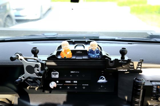 Wysokiej wielofunkcyjności Teleskopowy Rod Samochodowy Zestaw do telefonu komórkowego dla Jeep Wrangler JL JK