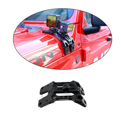 System oświetleniowy Light Bracket A-Pillar Integrated Antenna Holder i Go Pro Mount dla Jeep JL