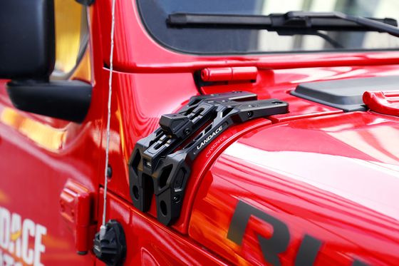 Czarne klamry do montażu oświetleniowej do anodowania dla stopów aluminium Wrangler JL