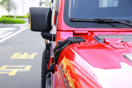 Czarne klamry do montażu oświetleniowej do anodowania dla stopów aluminium Wrangler JL