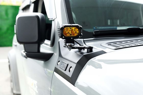 Efektywnie zaprojektowane uchwyty montażowe dla Jeep Tank 300 A-Pillar Lights Modyfikowane PC ABS