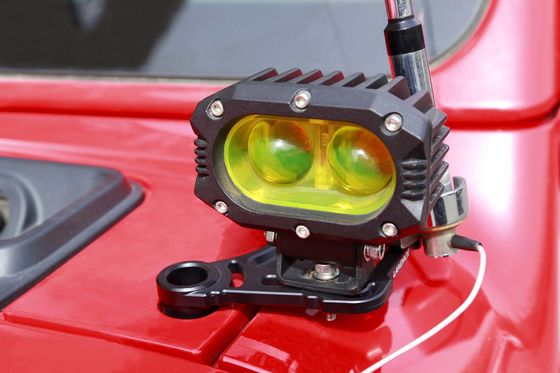 Zestaw aluminium A-Pillar Hood Mount Light Brackets dla Jeep Wrangler JL 134*107*25mm
