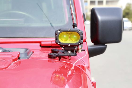 2018-2019 Jeep Wrangler JL Akcesoria Aluminiowy Stop A Pillar Light Mount Brackets