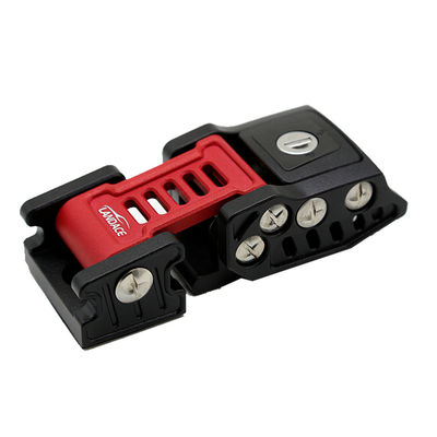 Jeep Wrangler Zamknięcie maszyny z aluminiowym stopem czerwonym i czarnym