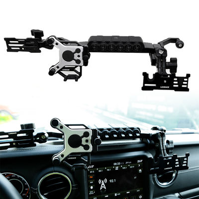 Uniwersalny zestaw do montażu na desce samochodowej dla Jeep Wrangler Wielofunkcyjny posiadacz telefonu