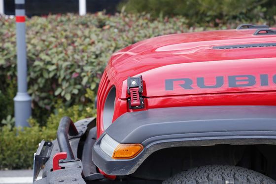Uniwersalny 4x4 Wrangler JK JL Aluminium Alloy Hood Związek Zamkowy dla Jeep Year 2018-