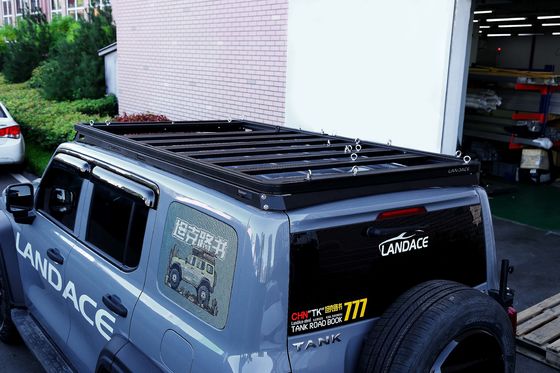 25.3KG Aluminiowy Stop Niski Profil Ładunkowy Koszyk do Ładowarki Bagażowej GWM Tank 300 Nośnik dachu samochodu