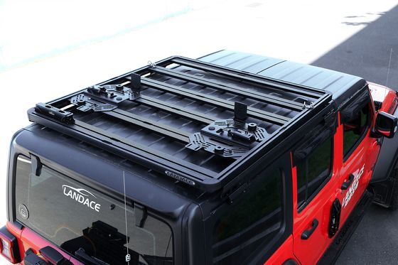 1400*1320*55MM Czarne regały dachowe dla Jeep Wrangler JL JK Toyota Land Cruiser i więcej