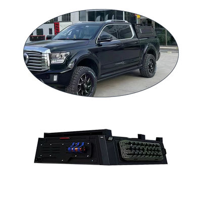 27kg Czarny Aluminiowy Stopek Niskie łóżko baldachim Do GWM POER Pick Truck Z tyłu pokrycie samochodu