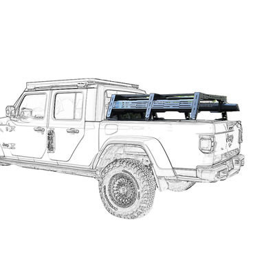 Aluminiowy stop Jeep Gladiator Ladder Rack OEM Truck Topper Rack