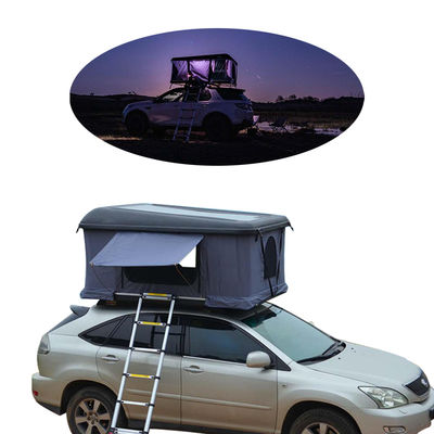 Ciemno-szary trójkąt Clamshell dach Top namiot 4x4 dach namiot twarda powłoka