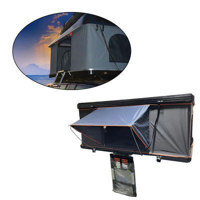 Ciemno-szary trójkąt Clamshell dach Top namiot 4x4 dach namiot twarda powłoka