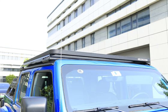 Niestandardowy czarny 4X4 Off Road Aluminium Dach Rack Cargo Basket dla Jeep Wrangler JT Basket