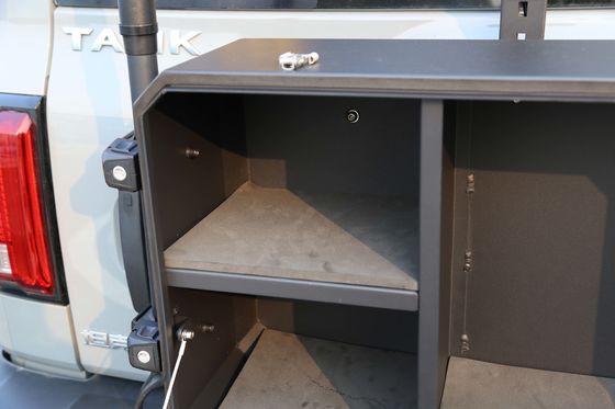 Nowy projekt powłoki silnikowej Wrangler tylna brama zewnętrzna skrzynia magazynowa dla zbiornika 300 BJ40 dla Wrangler JL JK Tank 300 BJ40