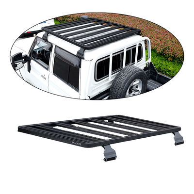 23.5KG Universal Off Road Land Cruiser LC79 Series Aluminium Alloy Low Profile Flat Car Roof Racks dla Toyoty