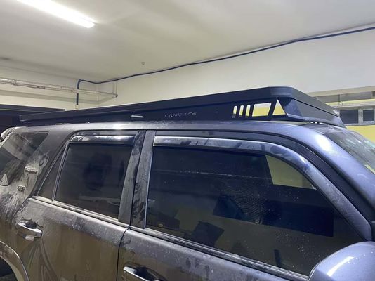 2270*1300*55mm Czarny Aluminiowy Platformy Dach Alloy Carrier Rack Cover dla Toyoty 4Runner