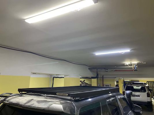 2270*1300*55mm Czarny Aluminiowy Platformy Dach Alloy Carrier Rack Cover dla Toyoty 4Runner