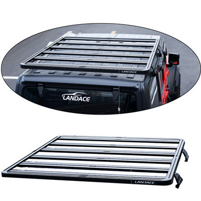 28kg Uniwersalne stojaky dachowe 4x4 Off Road Platformy dachowe samochodów Aluminiowy stopiony stojak dachowy dla samochodów do przewozu ładunków dla Jeep Wrangler