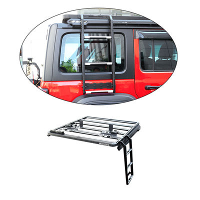 18-23 Wrangler Rubicon Jeep Side Ladder Trwały materiał stalowy do przygód terenowych