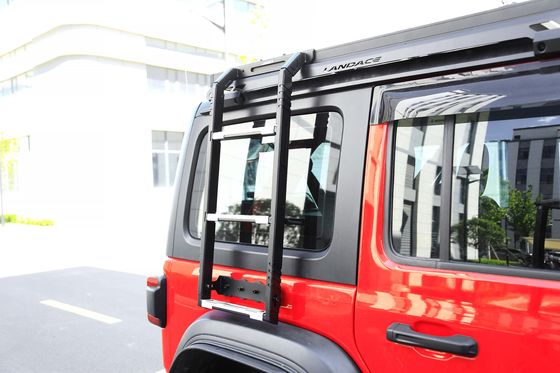 SUS304 4x4 Akcesoria terenowe Wrangler JL Czarny stojak na dachu samochodu