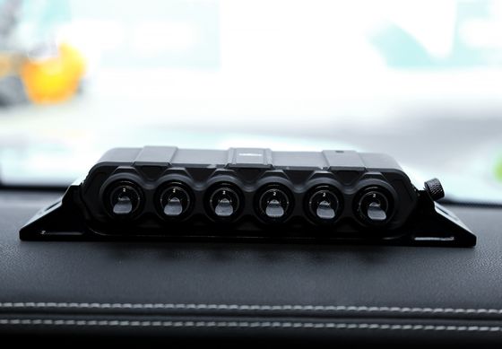 ISO9001 2015 Certyfikowany 6 Gang Aluminium Rocker Switch Panel dla bezprzewodowego sterowania częściami samochodowymi
