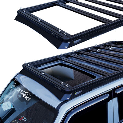 Czarny 4X4 stop aluminiowy z niskim profilem Zbiornik bagażowy 300 Akcesoria Stojak na szyby dachowe dla GWM