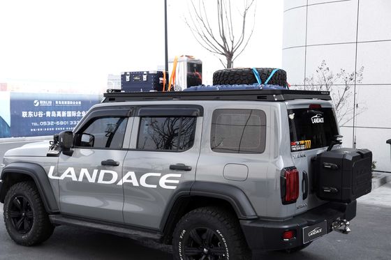 Czarny 4X4 stop aluminiowy z niskim profilem Zbiornik bagażowy 300 Akcesoria Stojak na szyby dachowe dla GWM