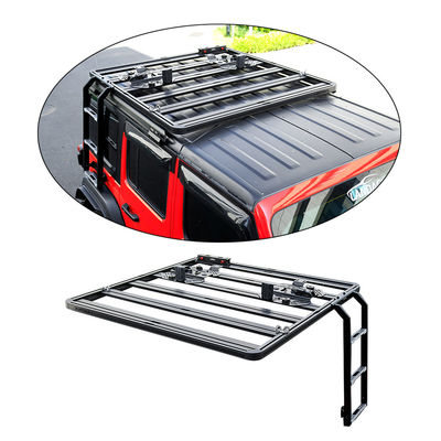 Uniwersalne akcesoria 4x4 Offroad Jeep Wrangler JL Roof Rack Mounted Side Ladder