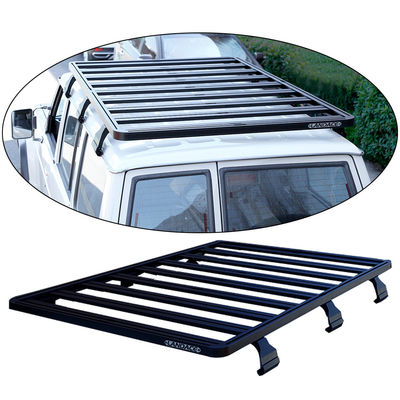 23.5KG Aluminium Alloy Roof Basket for Nissan Patrol Y60 4X4 Car Roof Racks w kolorze czarnym
