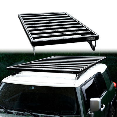 Toyota FJ Car Roof Basket Aluminiowa stopa stopowa platformy stopu 28kg 2235X1380mm