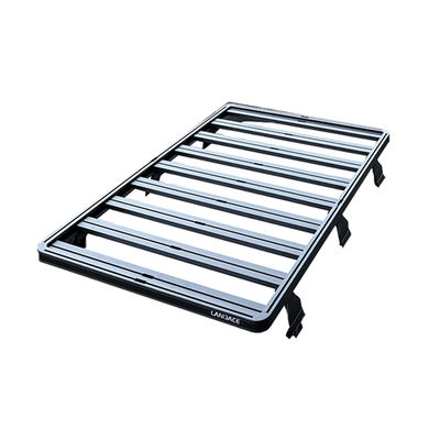 Off Road Land Cruiser LC76 Serii 4x4 Roof Rack Mount w kolorze czarnym AL6063 SS304 dla Toyoty
